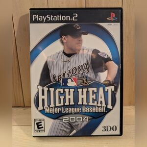 Play Station 2 Game Pre-owHigh Heat Major League Baseball 2004 - Black and White
